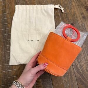 Brand new never used Simon miller leather bucket purse